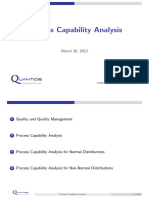 Process Capability Analysis: March 20, 2012