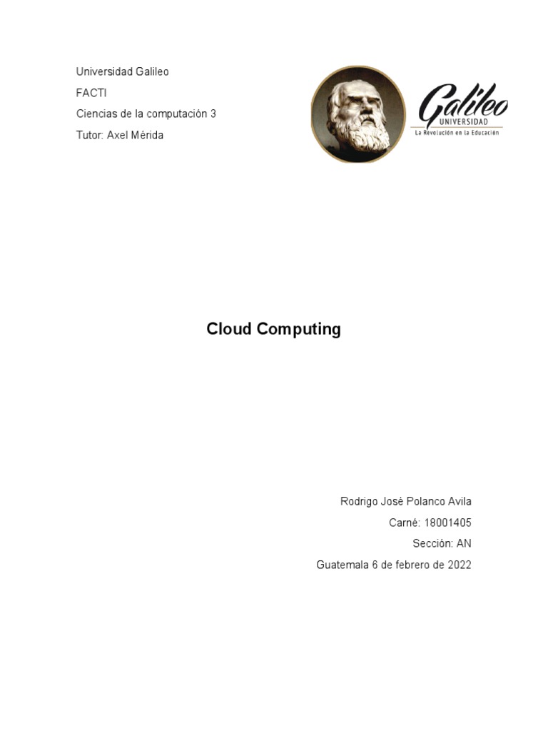 Ventajas del Cloud Computing en Empresas | PDF | Computación en la nube ...