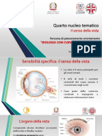 Terza Annualità-4^ Nucleo Tematico-4^Lezione-Il Senso Della Vista