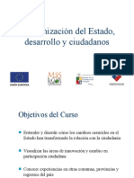 Modernización Del Estado, Desarrollo y Ciudadanos