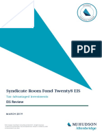 Syndicate Room Fund Twenty8 EIS: Tax-Advantaged Investments