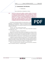 I. Comunidad Autónoma: Consejería de Agua, Agricultura, Ganadería y Pesca