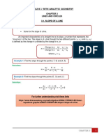 Chapter 3 Lines and Circles