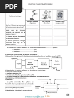 Cours Lycée pilote - Technologie La structure d'un système technique - 1ère AS (2014-2015) Mr Rafik Ben Amor 