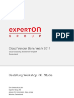 Experton Cloud Vendor Benchmark 2011 Bestellung User 180511 Final