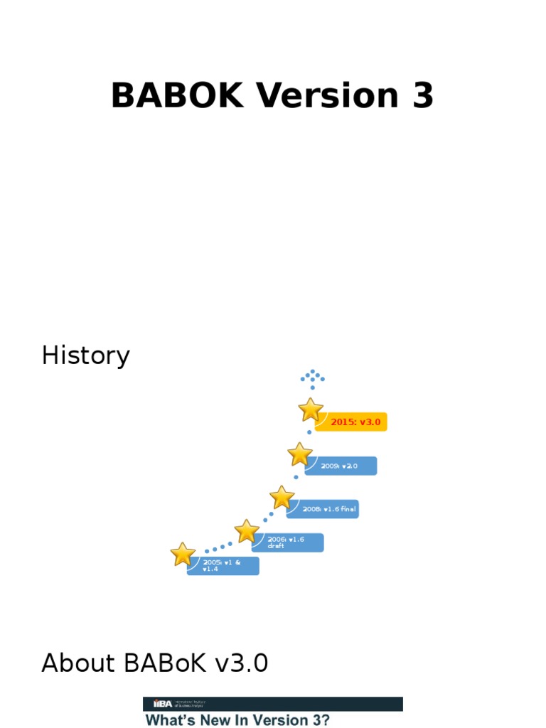 Overview of BABOK v3 Changes | PDF | Business Analysis | Use Case