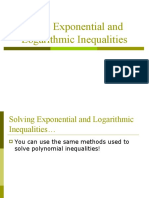 Solving Exponential and Logarithmic Inequalities