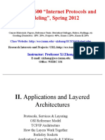 ECEN 619-600 "Internet Protocols and Modeling", Spring 2012: Instructor: Professor Xi Zhang