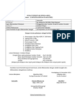 Surat Perintah Kerja (SPK) Nomor: 11/SPK/PDAM/Prwt-Prod/XI/2021
