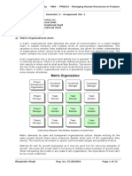 Assignment - PM0013 - Managing Human Resources in Projects - Set 1