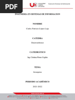 Ingenieria en Sistemas de Informacion: Carlos Patricio López Loja