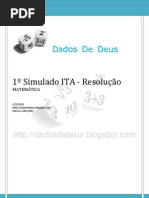 Dados de Deus - Resolução 1o simulado ITA (Matemática)