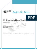 Dados de Deus - Resolução 1o simulado ITA (Matemática)