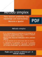 Método Simplex