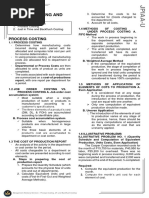 COSTCON - JITBC and Process Costing