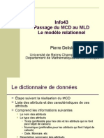 passage du mcd au mld le modèle relationnel