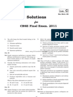 Aimpt 2011 Mains Exam Solved Paper