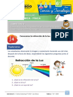 6ºgrado-Química-s4-Refración de La Luz