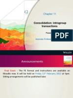 Consolidation: Intragroup Transactions: Associate Professor Parmod Chand
