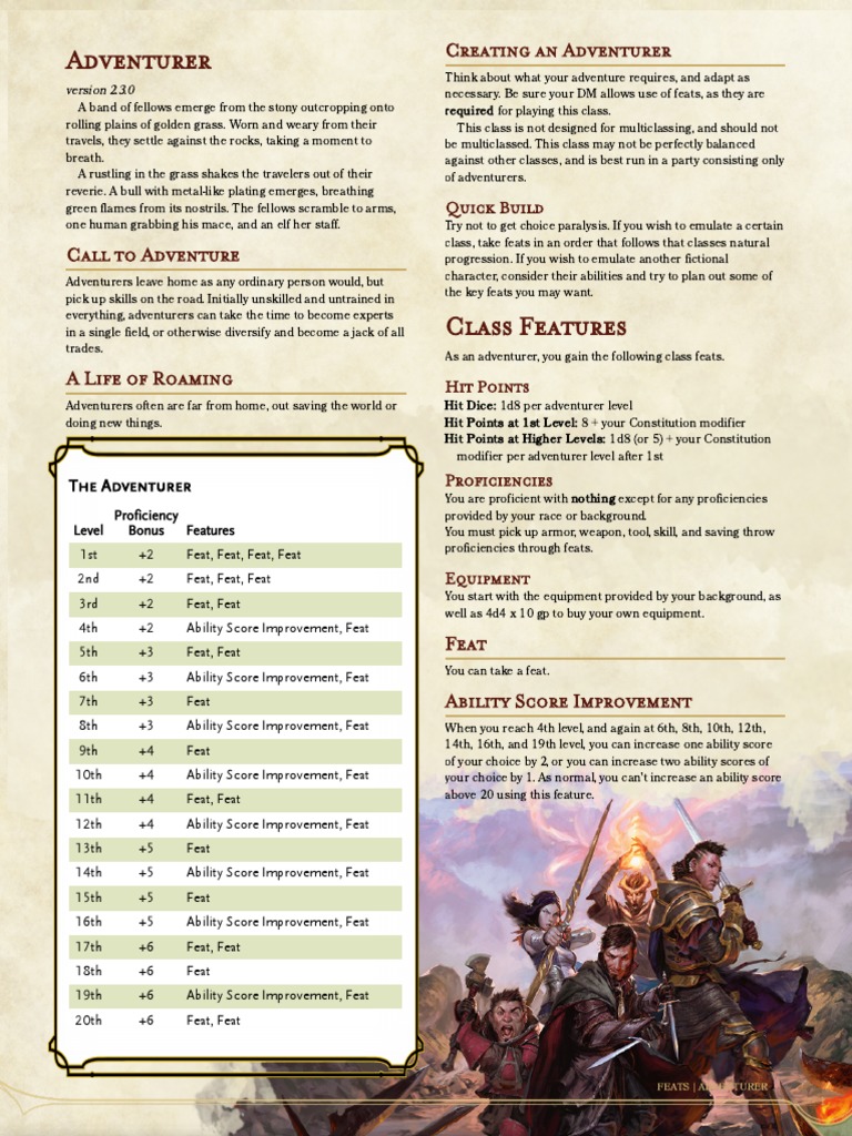 Adventurer Two by Aeyana | PDF | Role Playing Games | D20 System