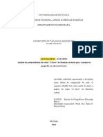 Análise Da Potencialidade Do Conto "O Fisco" de Monteiro Lobato para o Ensino de Geografia Na Educação Básica