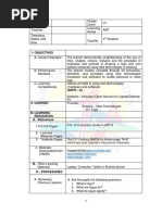 School Grade Level VI Teacher Learning Areas ART Teaching Dates and Time Quarter 1 Quarter