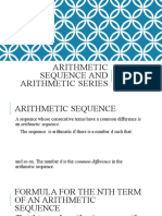 Arithmetic Sequence Terms and Sums