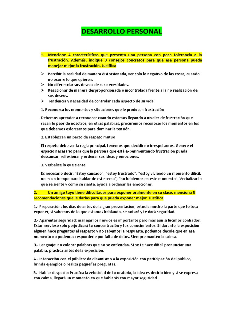Claves para el Desarrollo Personal Efectivo | PDF | Moralidad | Cognición