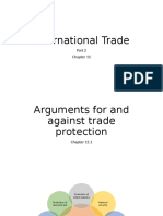 Arguments for and against trade protection in international trade