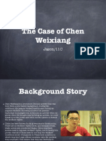 The Case of Chen Weixiang: Jason/11C