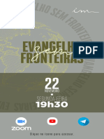 22-11 Convite Evangelho Sem Fronteiras