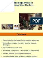 Positioning Services in Competitive Markets