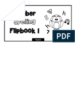 Numbers Spelling Flipbook 1