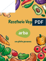 Recetario Vegano ARBA - Con Recetas Peruanas