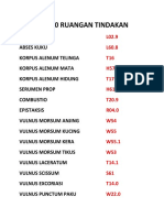 Kode Icd 10 Ruangan Tindakan