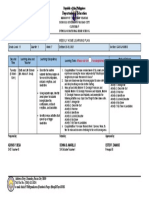 Weekly Home Learning Plan for Roxas City's Dumolog National High School