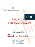 Guia Docente Relaciones Internacionales