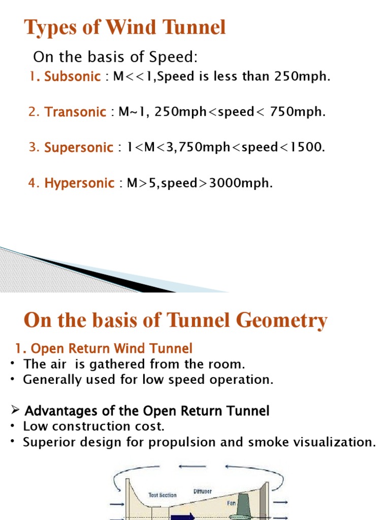 Types of Wind Tunnel PDF