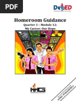 Homeroom Guidance: Quarter 3 - Module 12: My Career: Our Hope