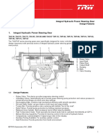 Integral Hydraulic Power Steering Gear: Design Features