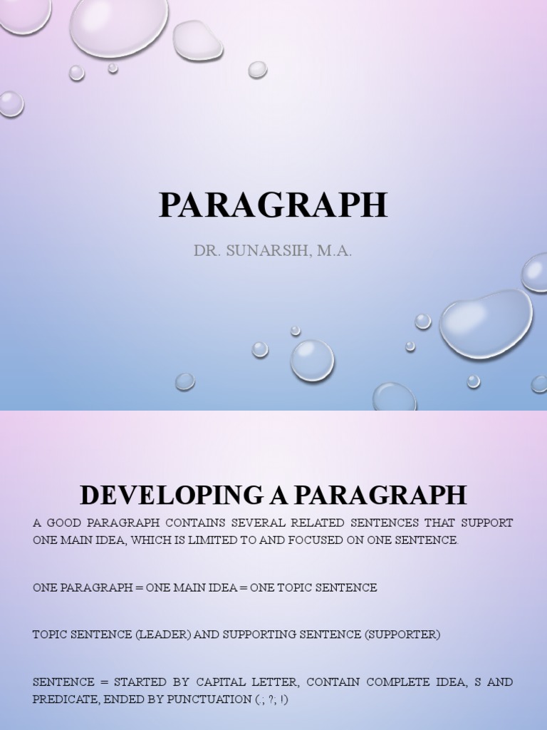 Developing Effective Paragraph Structure: A Guide to Writing Cohesive ...
