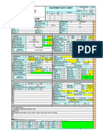 Vaporizador: Equipment Data Sheet