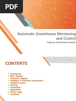 Automatic Greenhouse Monitoring and Control: Project by Challa Mukund Saianth