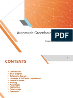 Automatic Greenhouse Monitoring and Control: Project by Challa Mukund Saianth
