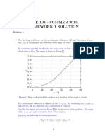 MAE 104 - SUMMER 2015 Homework 1 Solution: Problem 1