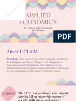 Applied Economics Activity