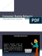 Consumer Buying Behavior: What Makes People Consumers?