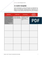 1 2 1 Key Stakeholders Matrix Template 2