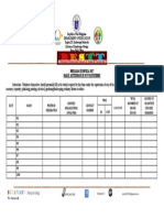 Be Form 2 - Attendance