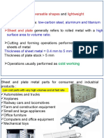 Versatile Shapes Lightweight: Low-Carbon Steel, Aluminum and Titanium High Surface Area To Volume Ratio